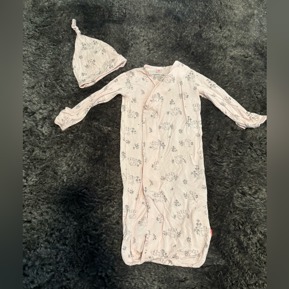 Magnetic Me Pink Koala Bear Gown and Hat